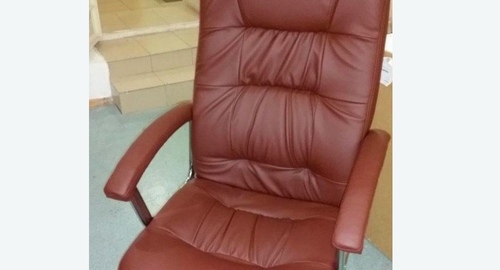 Обтяжка офисного кресла. Москва